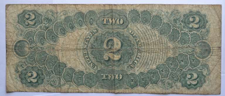 1917 Series Large Size $2 US Note
