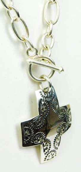 Silpada Sterling Southwest Cross & Chain