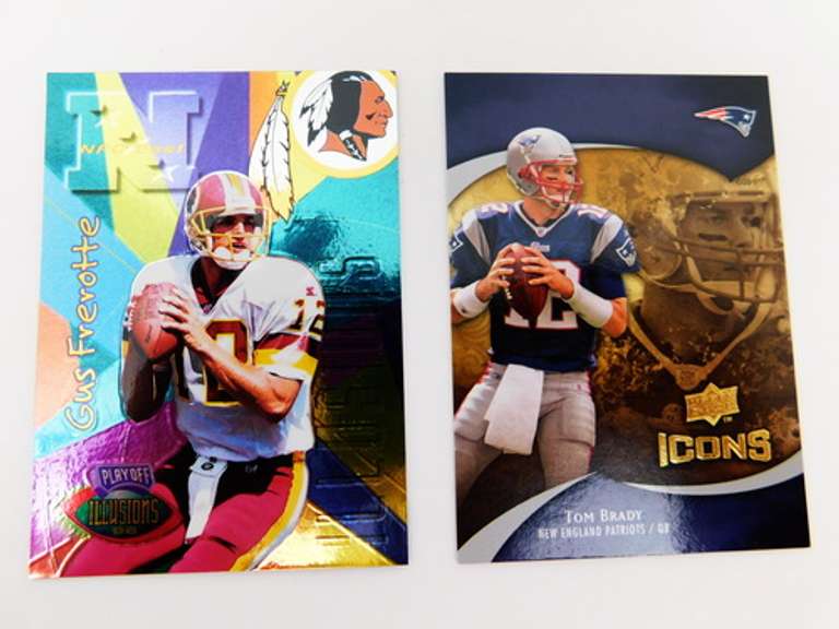 4 NFL Quarterback Football Cards