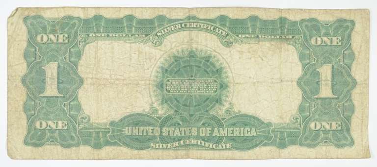 1899 $1 Black Eagle Silver Certificate - United States Large Note