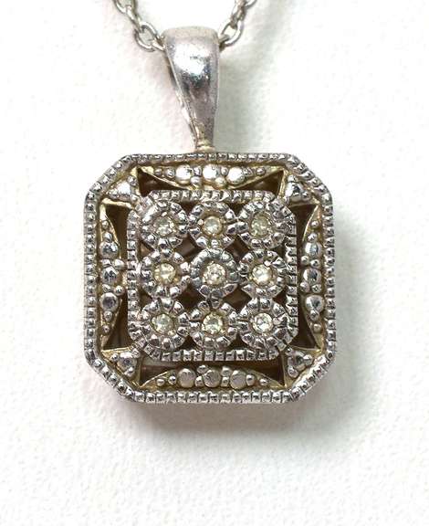 Sterling Silver Necklace and Pendant