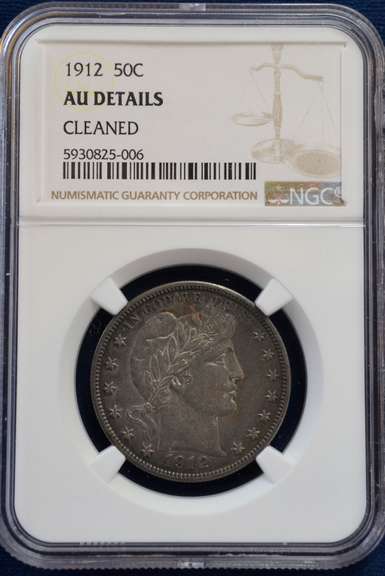 1912 50 C NGC AU Details