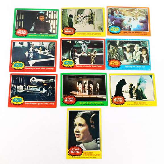 10 - 1977 Star Wars Collector Cards