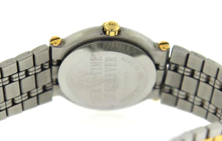 Gucci 9000L 2 Tone Watch