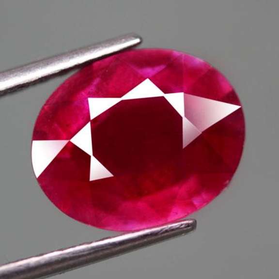 Captivating 4.12ct Oval Cut Ruby