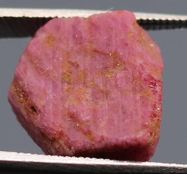 Unheated 9.87ct collectors uncut Brazilian Ruby