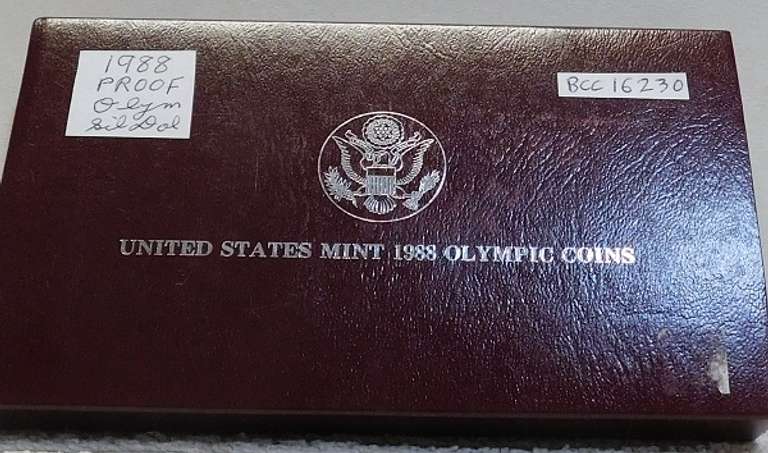 1988 PROOF Olympic Silver Dollar
