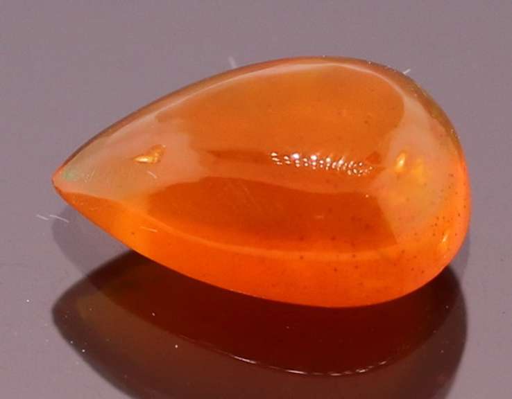 Top orange! 1.07ct untreated Mexican Fire Opal