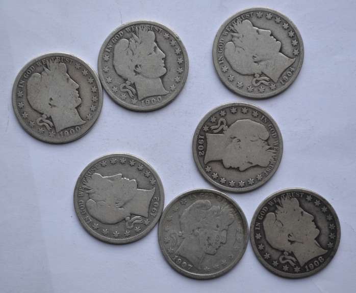 7 Barber Halves