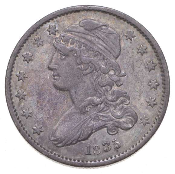 1835 Capped Bust Quarter - Circulated
