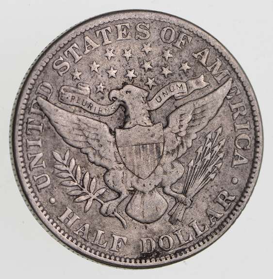 1902 Barber Half Dollar - Circulated