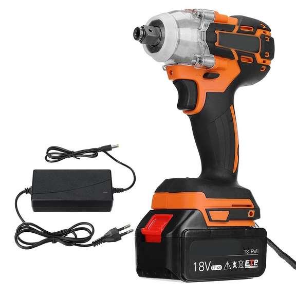Brushless Impact Wrench LED 15000mAh Rechargeable