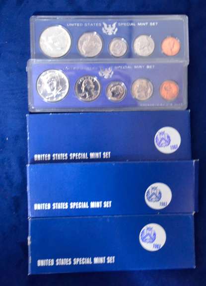 Lot of 5 1967 SMS