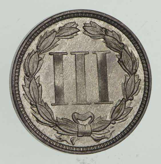 1873 Nickel Three-Cent Piece