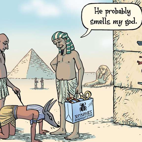 Egypt Dog by Bizarro Bizarro Egypt Dog