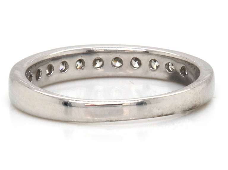 Classic 14kt WG Channel Set Diamond Band