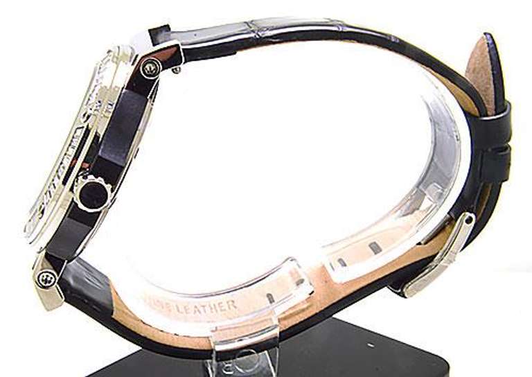 Ladies Officina Del Tempo White Gemstone Accent Watch