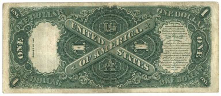 Nice Series of 1917 Large Size $1 Legal Tender Note