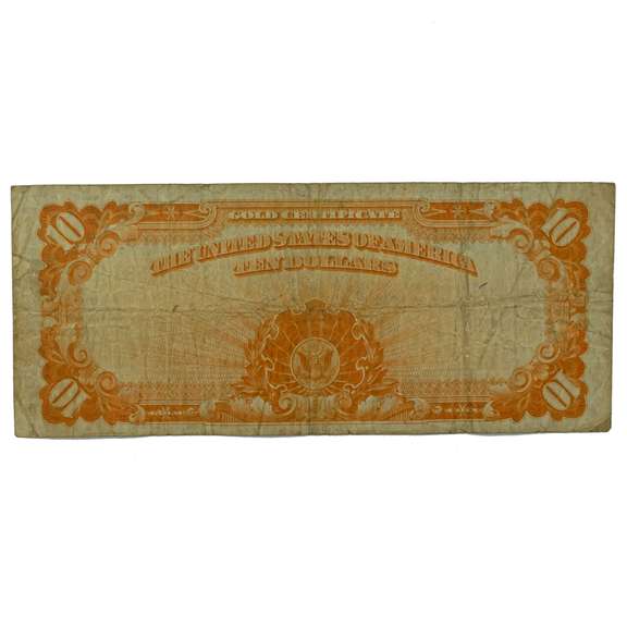 $10 Gold Certificate Series Of 1922
