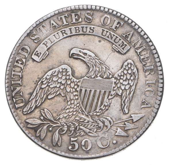 1829 Capped Bust Half Dollar