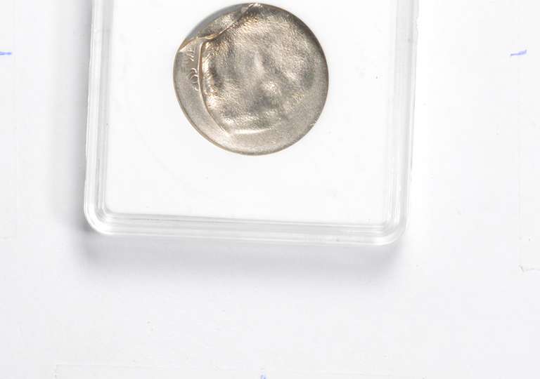 MS65 No Date Jefferson Nickel - Off-Center Double Indent - ANACS