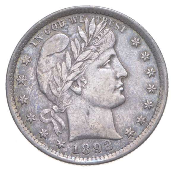 1892 Barber Quarter