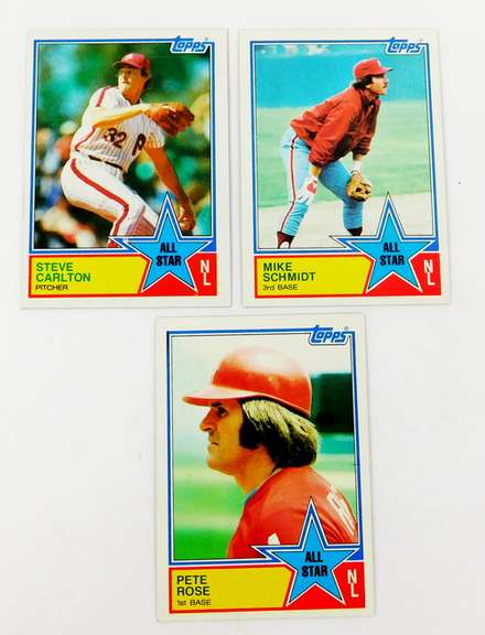 3 - 1983 Great All-Star Games Baseball Cards