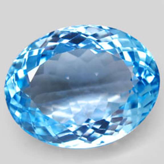 Impressive 25.44ct top Swiss blue Topaz