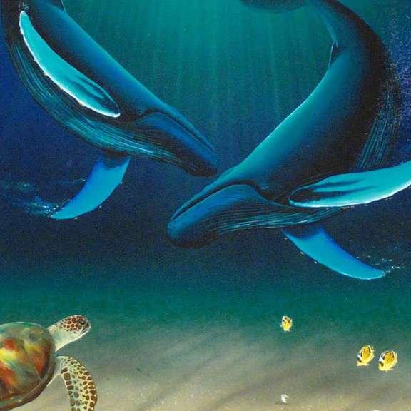 In the Company of Whales by Wyland