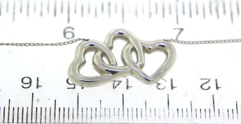 Tiffany & Co Triple Heart Necklace