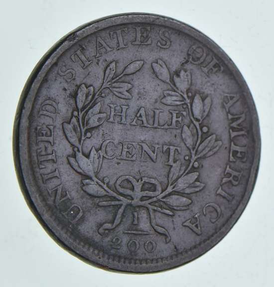 1807 Draped Bust Half Cent