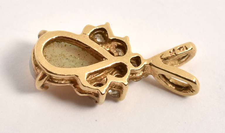 Pear Shaped Opal Pendant