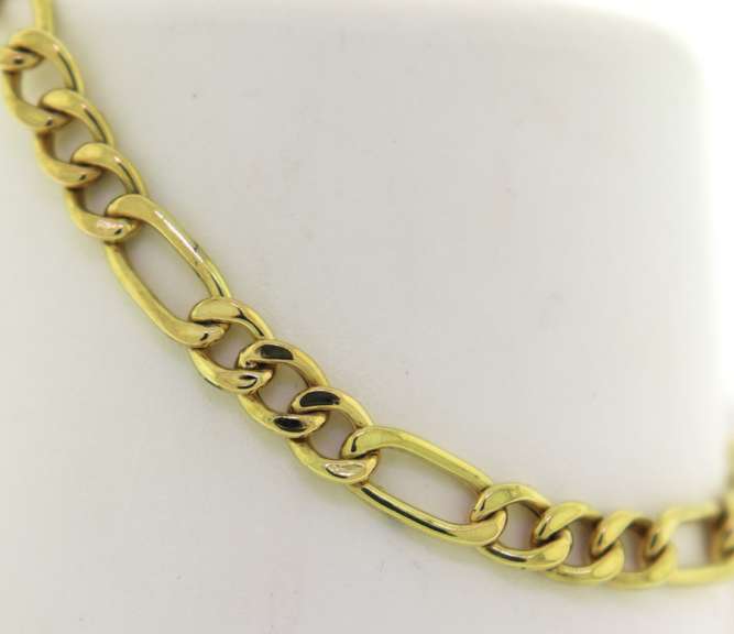 Amazing 18kt Figaro Link Bracelet