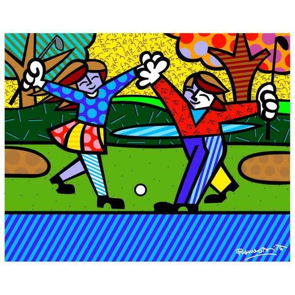 New Golfer by Britto, Romero