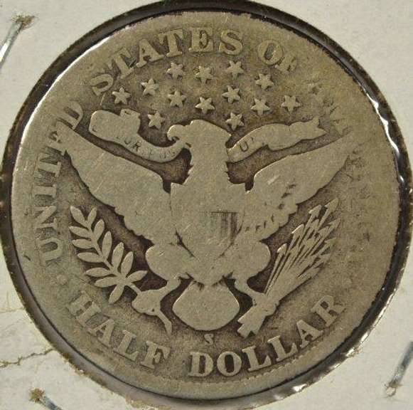 1908-S Barber Half Dollar