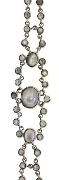 Sterling Silver Moonstone Bracelet
