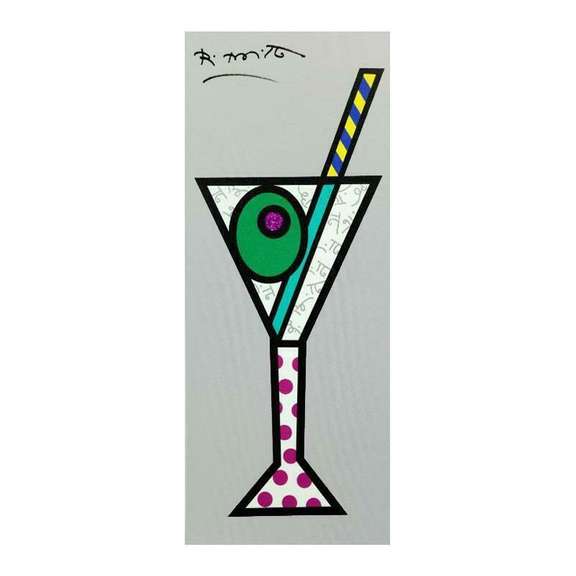 Silver Martini by Britto, Romero