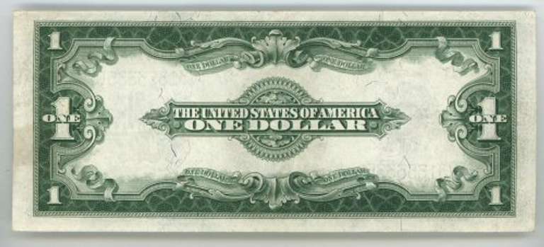 Crisp Series of 1923 Large Size $1 Silver Certificate