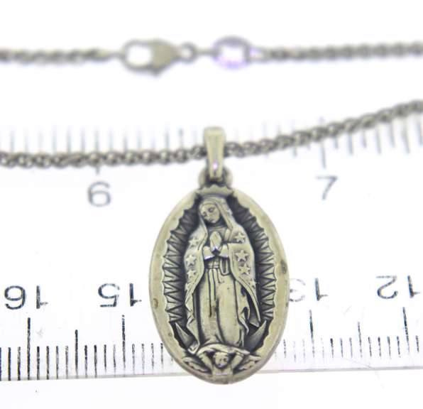 James Avery Virgin of Guadalupe Charm Necklace