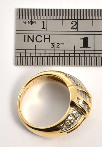 Easy to Wear Baguette Diamond Cluster