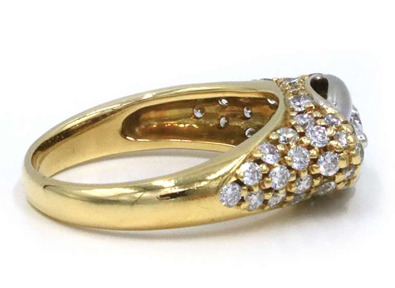 Dazzling 18kt YG Yellow Gold Oval Diamond Ring
