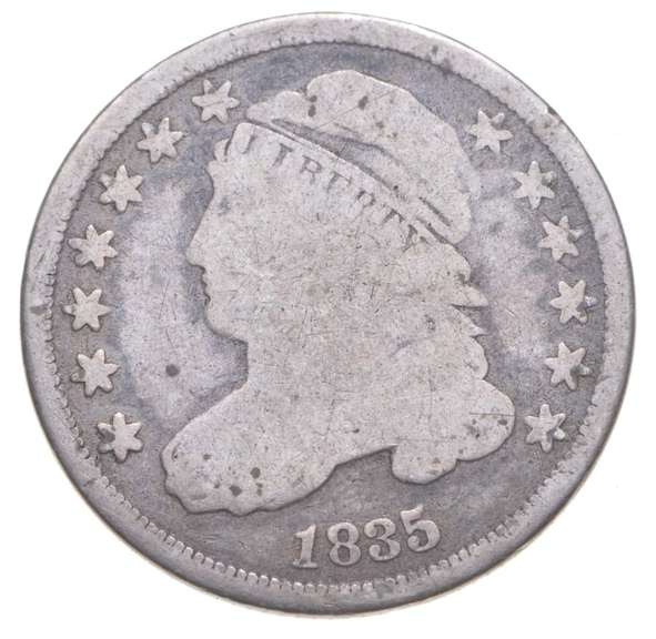 1835 Liberty Cap Dime