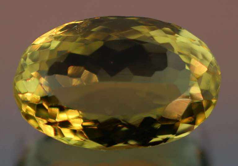 Eye catching 11.40ct top lemon yellow unheated Citrine