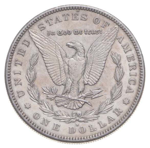 1896-S Morgan Silver Dollar
