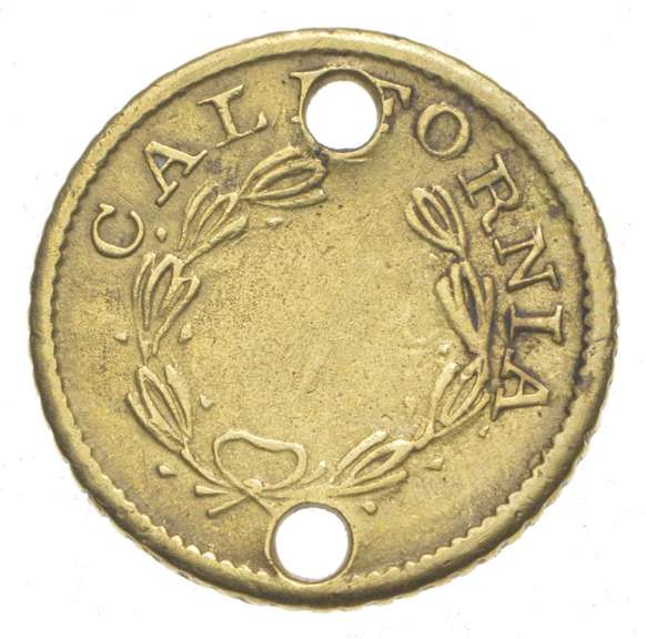 No Date Liberty Head California Gold Token