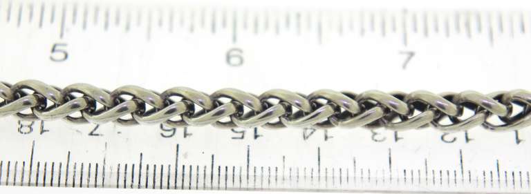 Classic Two-Tone David Yurman Wheat Chain Necklace