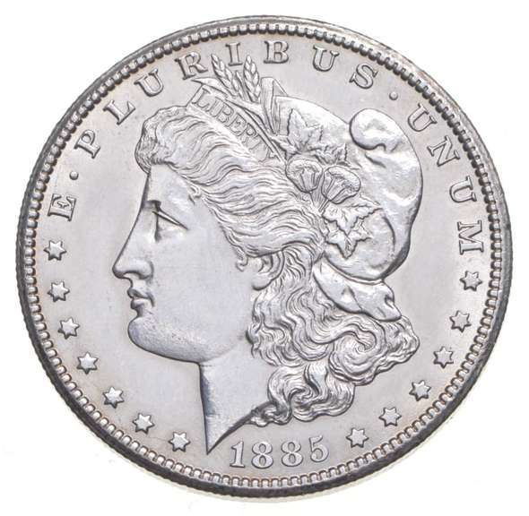 1885-CC Morgan Silver Dollar