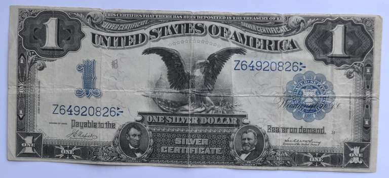 $ 1 Black Eagle Silver Certificate