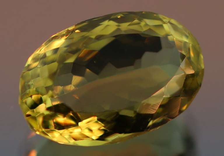 Eye catching 11.40ct top lemon yellow unheated Citrine
