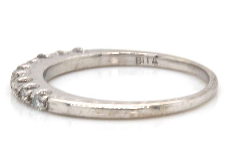 Simple 14kt WG Diamond Ring